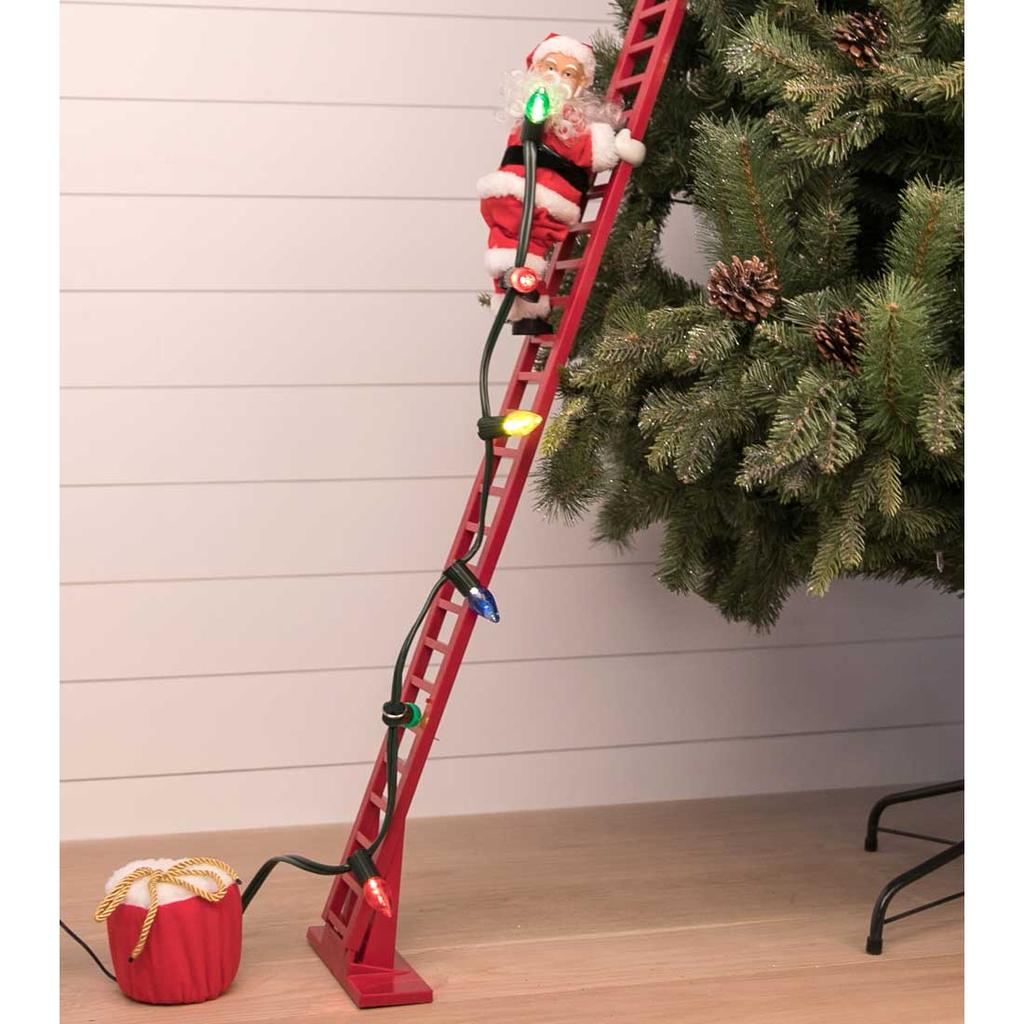 Christmas Disposable Tableware Xmas Tree Santa Claus Climb Ladder