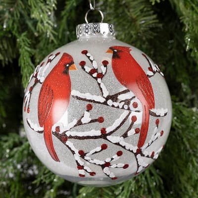 Jumbo Cardinal Ball Ornament