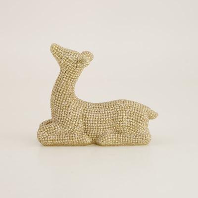 Beaded Sitting Deer