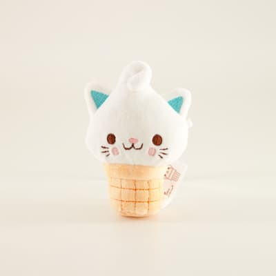 Vanilla Kitty Cones Ice Cream Plush