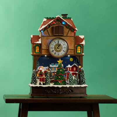 Christmas Village Cuckoo Clock