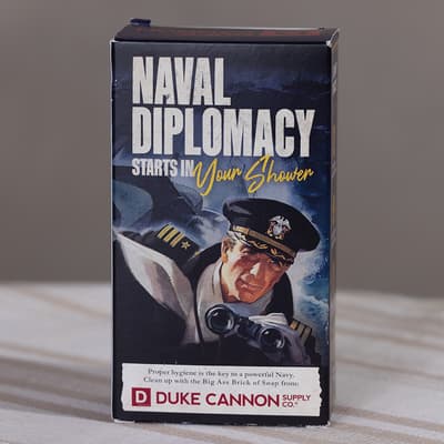 Duke Cannon Naval Diplomacy Blue Bar Soap