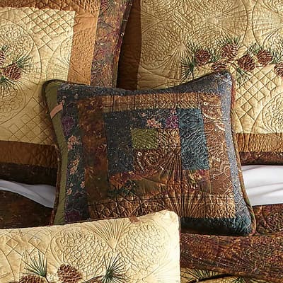 Cabin Raising Pine Cone Dec Pillow by Donna Sharp