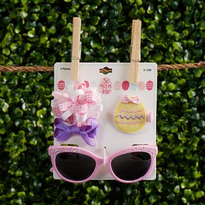 Infant Sunglasses and Clip Set