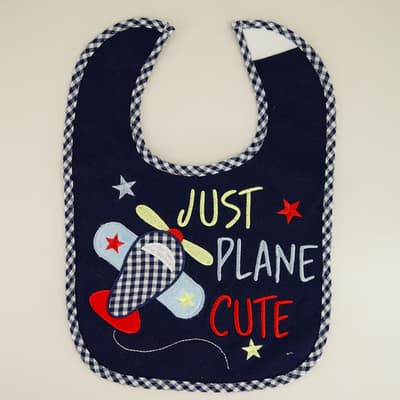 Just Plane Cute Bib