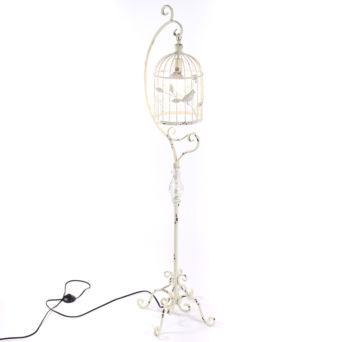 Metal Birdcage Floor Lamp - Cracker Barrel