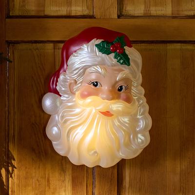 LED Santa Blow Mold Wall Hanging