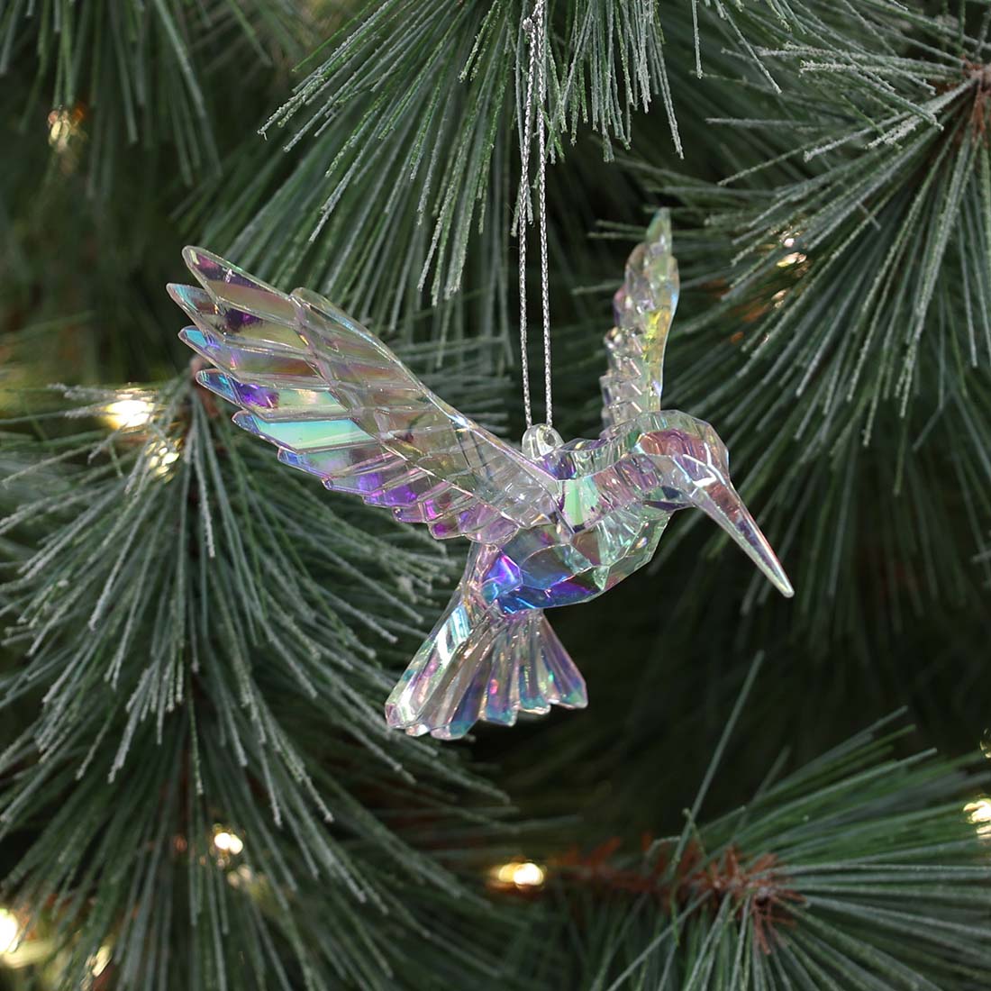 Iridescent Hummingbird Ornament Cracker Barrel