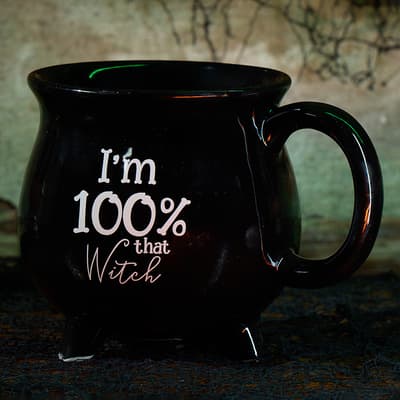 100 Percent That Witch Cauldron Mug