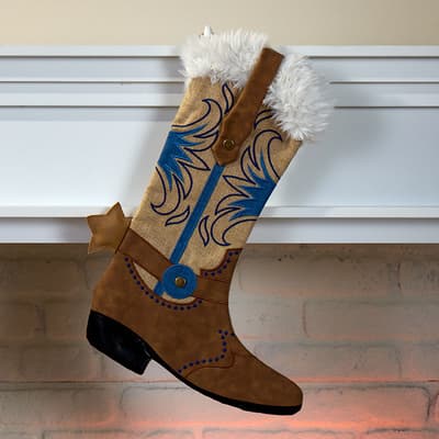 Cowboy Boot Stocking