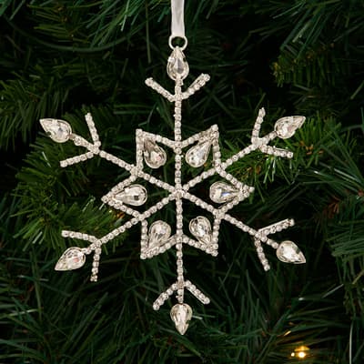 Jeweled Snowflake Ornament