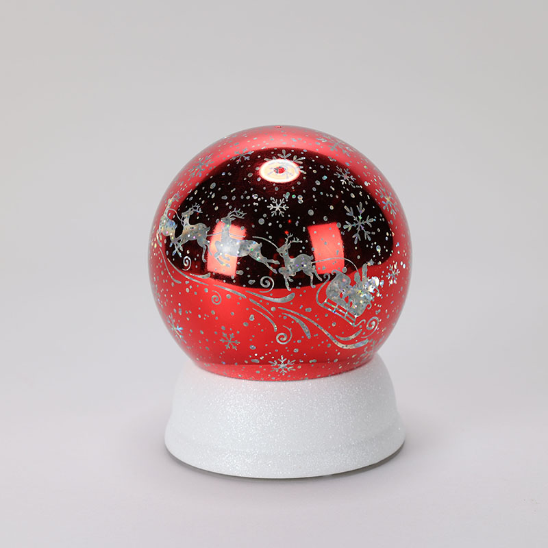 Christmas Cardinal Candle Glitter Globe - Cracker Barrel