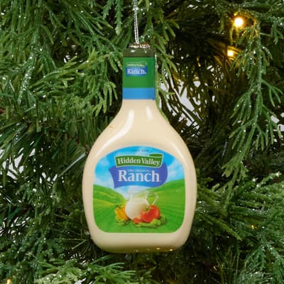 Hidden Valley Ranch Bottle Ornament