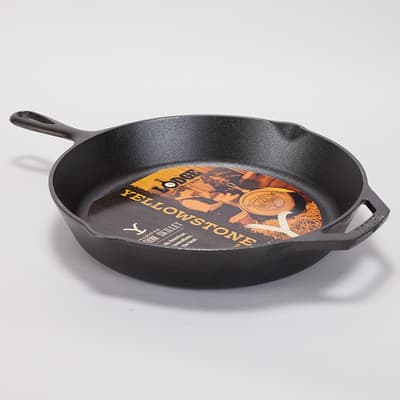 Lodge Seasoned Cast Iron Grinch Skillet, 12