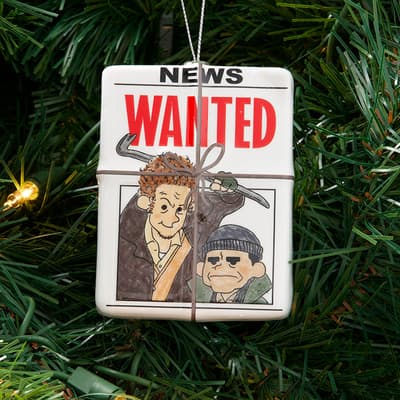 Home Alone Newspaper Ornament