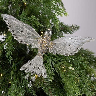 Beaded Hummingbird Clip Ornament