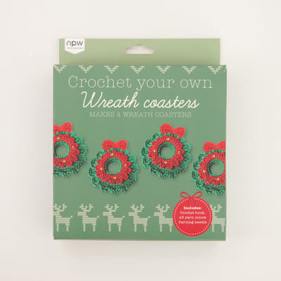 Crochet Your Own Wreath Coasters
