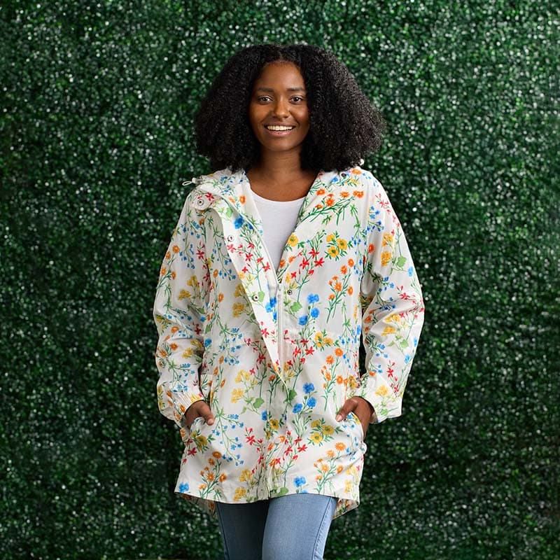 Floral print jacket hotsell