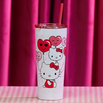 Hello Kitty 22 Oz. Tumbler With Straw