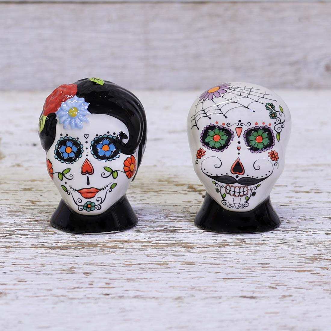 Sugar Skull Salt and Pepper Set Cracker Barrel