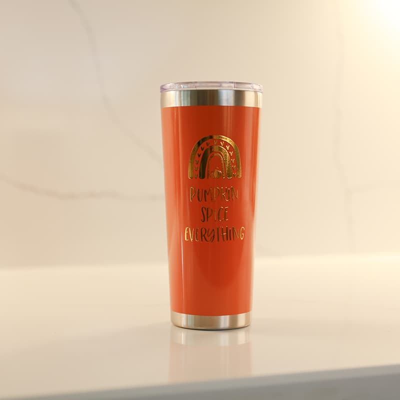 Pumpkin Spice and Everything Nice Engraved Tumbler