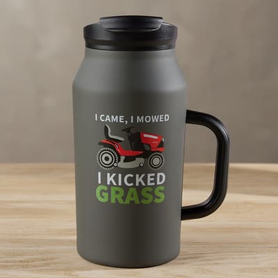 Kicked Grass 40 Oz. Basin Tumbler