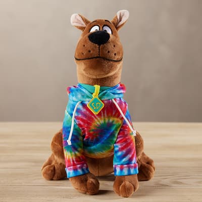 Scooby Doo with Tie-Dye Hoodie Plush