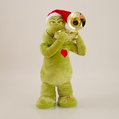 Grinch with Trombone Motion Plush