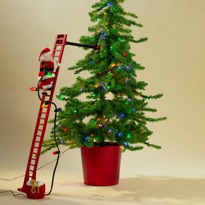 Climbing Santa