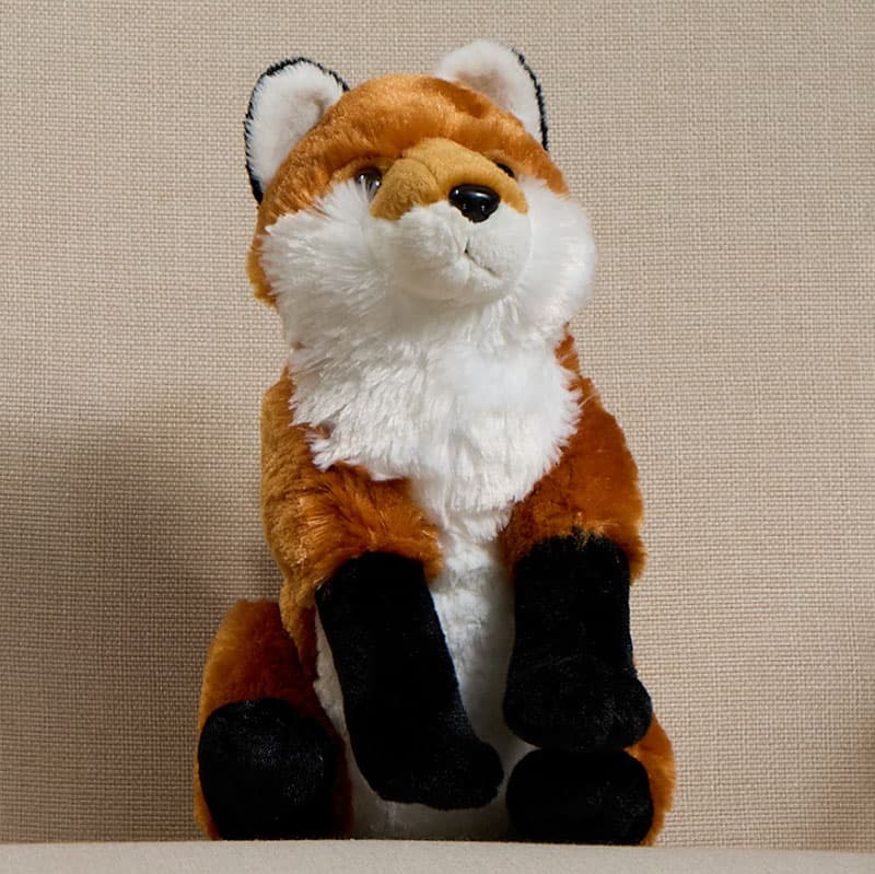 Red Fox Plush Cracker Barrel