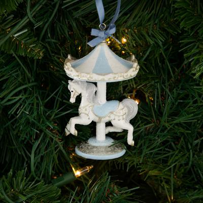 Resin Carousel Ornament