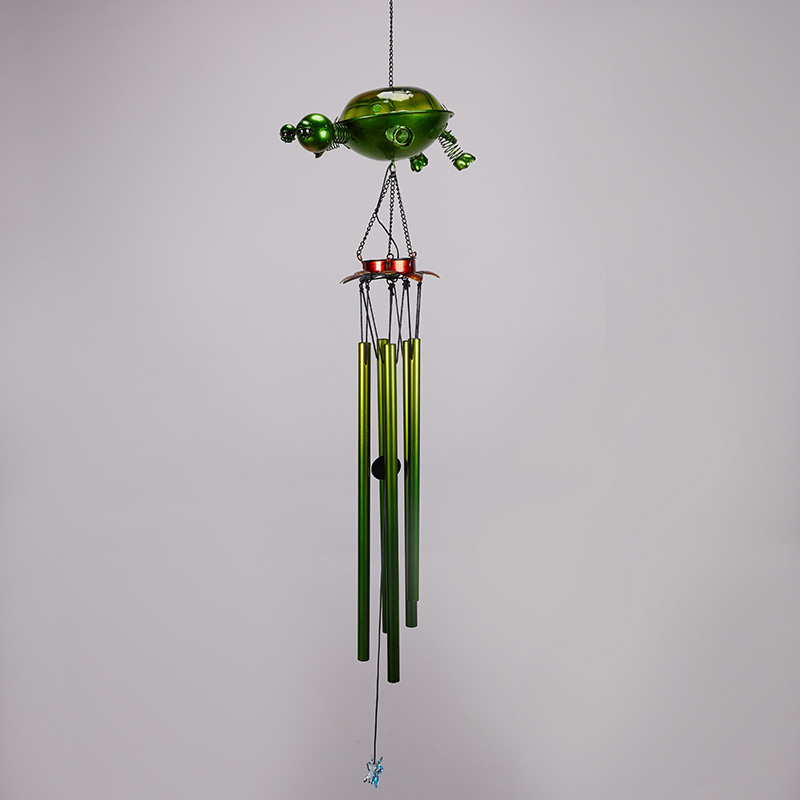 Solar Turtle Wind Chime Cracker Barrel