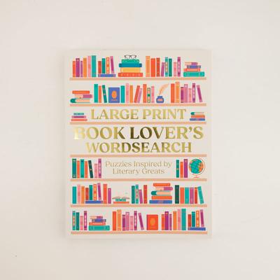Book Lovers Wordsearch Large Print Book