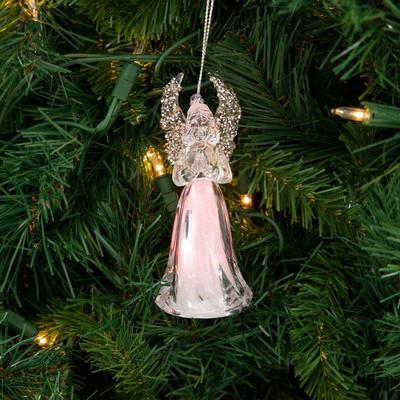 Light Up Angel Large Praying Ornament