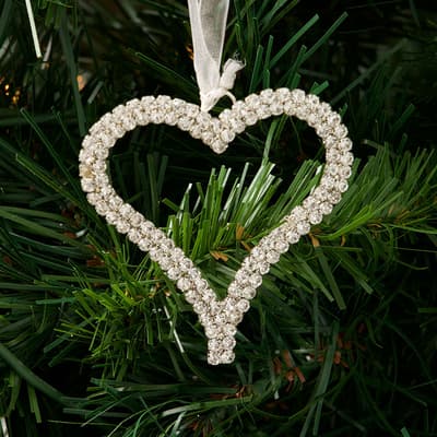 Jeweled Heart Ornament