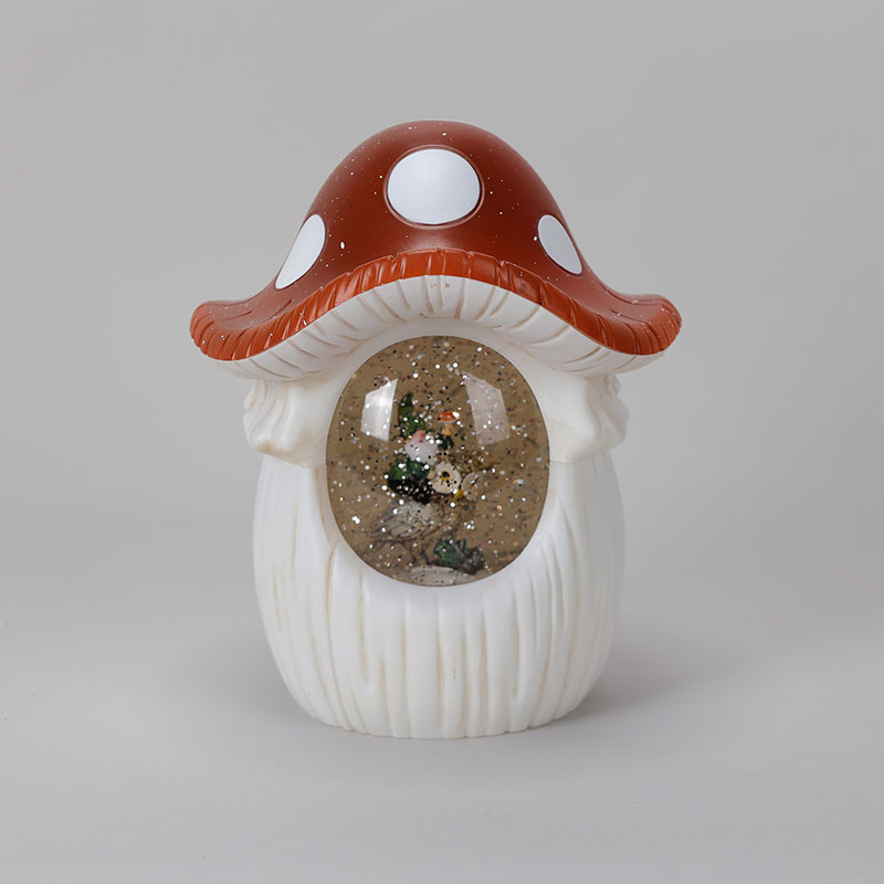 Mushroom Glitter Globe Cracker Barrel