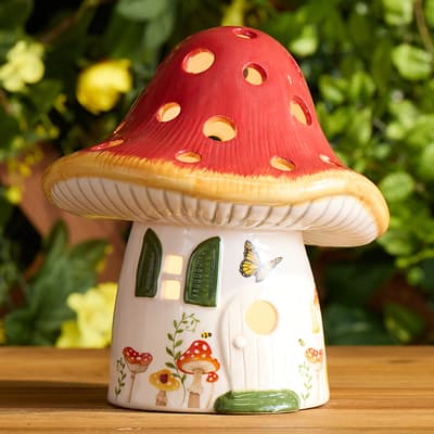 Ceramic Mushroom Accent Light