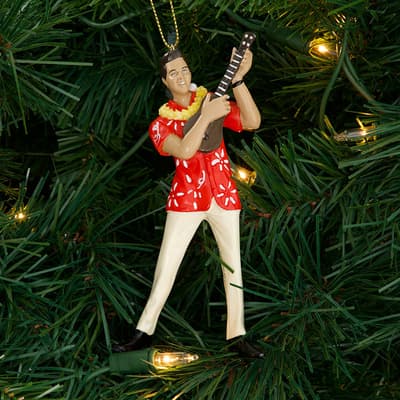 Elvis in Hawaiian Shirt Ornament