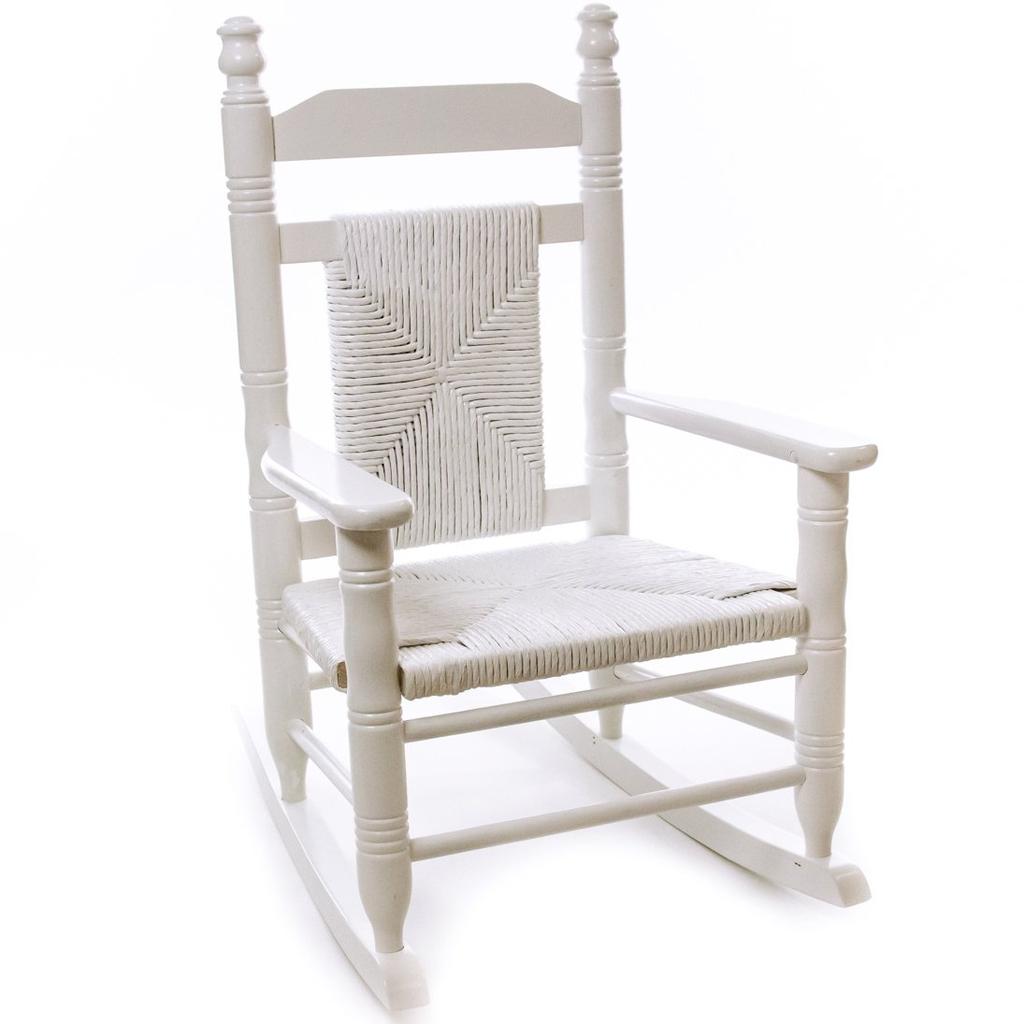 Childrens white rocking online chair