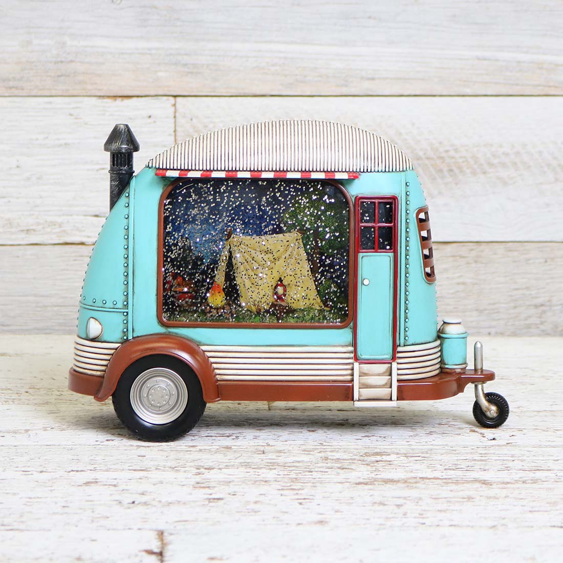 RV Glitter Globe Snow Globe Cracker Barrel