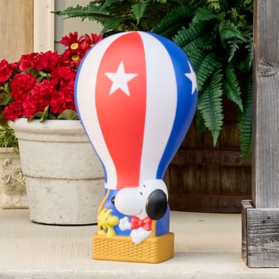 Snoopy Hot Air Balloon Blow Mold