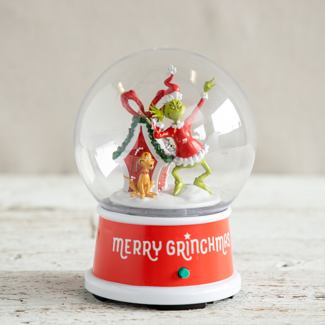 Grinch Snow Globe Cracker Barrel