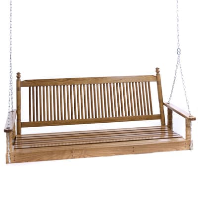 5' Porch Swing - Hardwood