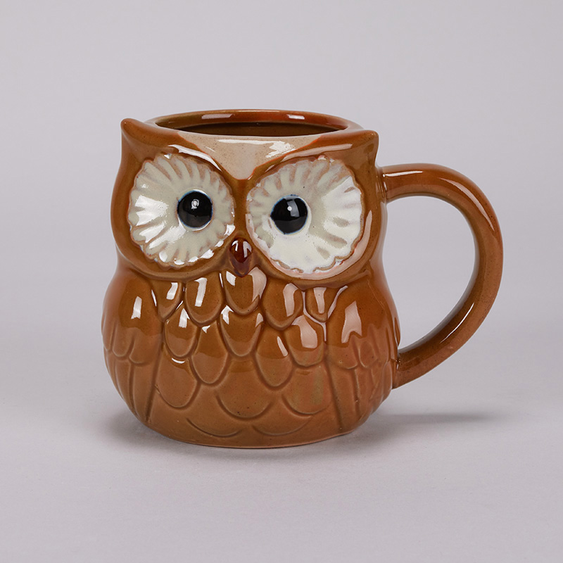 Stoneware Owl Mug - Cracker Barrel