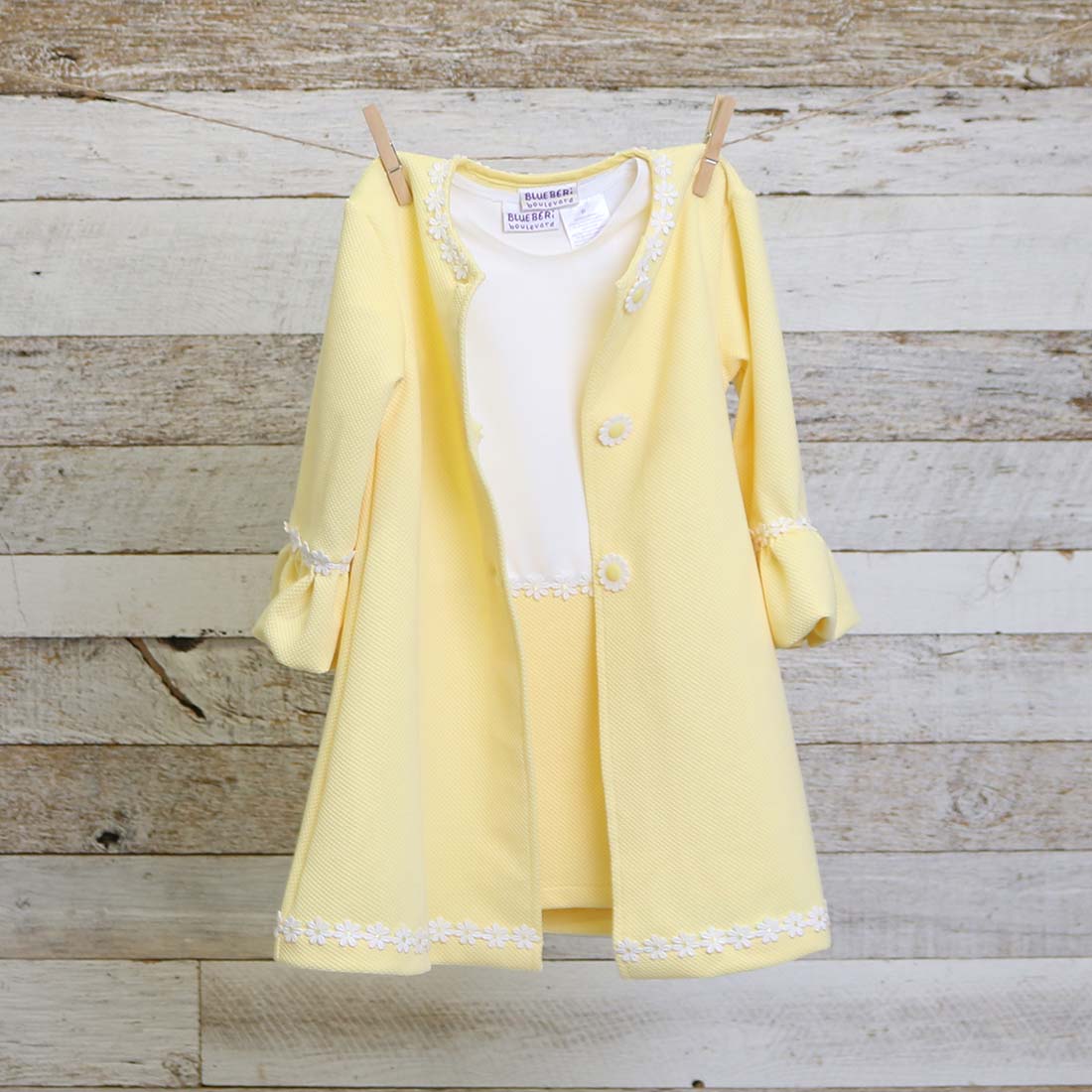 Yellow hot sale dress coat