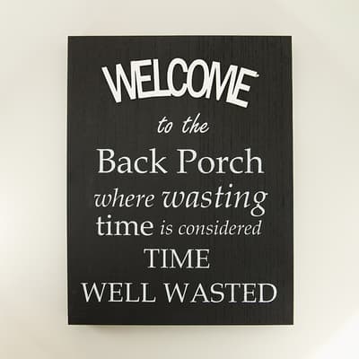 Back Porch Wall Decor