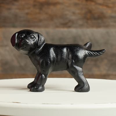 Cast Iron Dog Door Stop