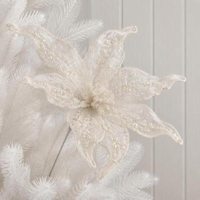 White Flower Pick