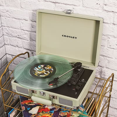 Cruiser Plus Bluetooth Vinyl Record Player - Green