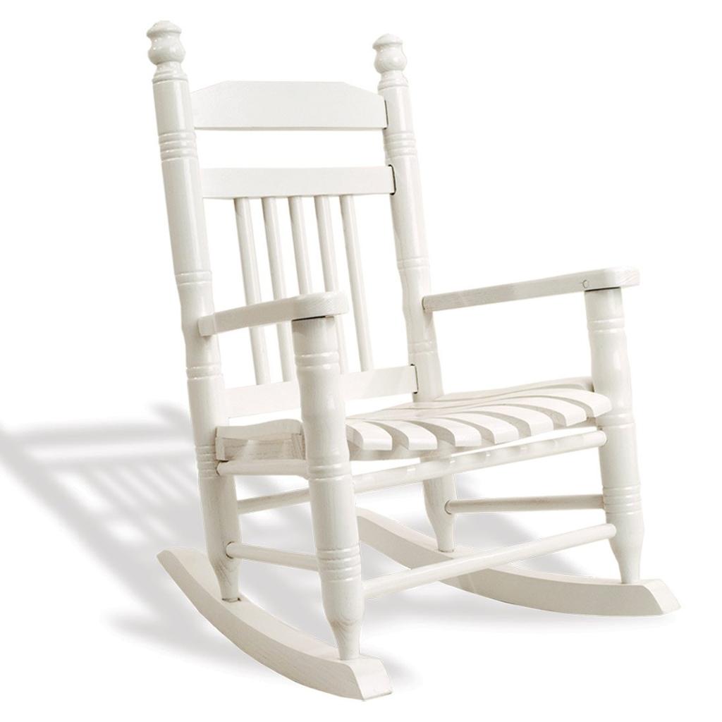 White Slat Child Rocking Chair Cracker Barrel